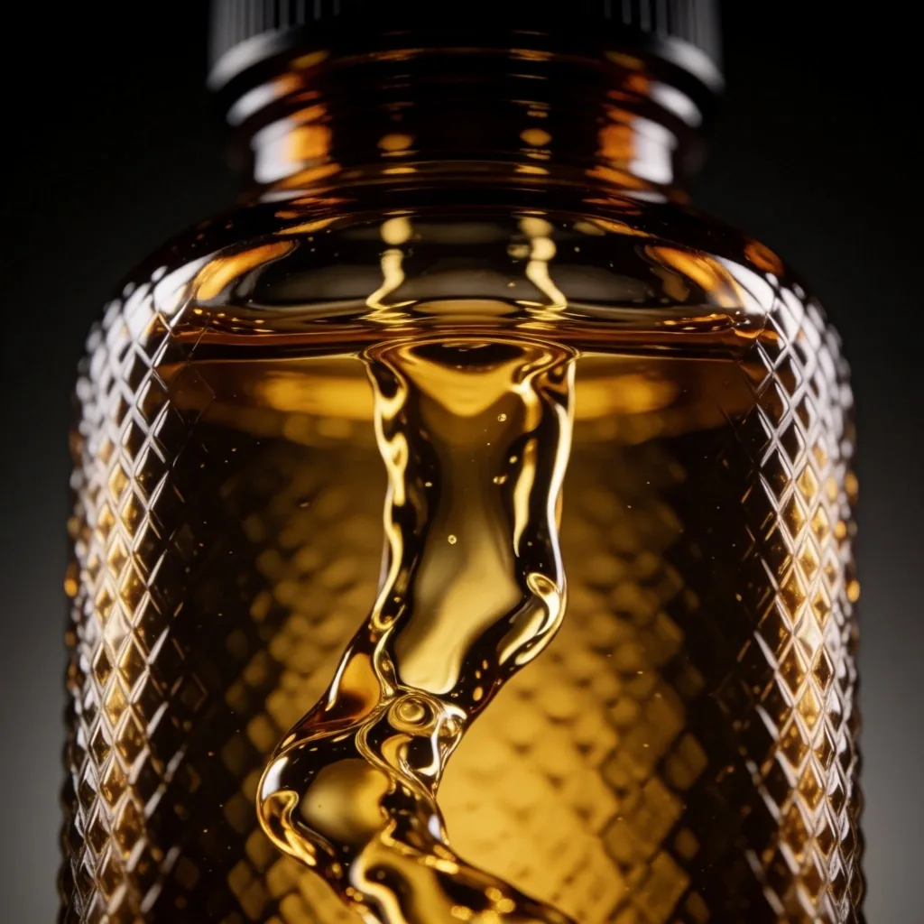 Energy blend formula in amber glass vial